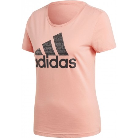 adidas FOIL TEXT BOS - Damen T-Shirt