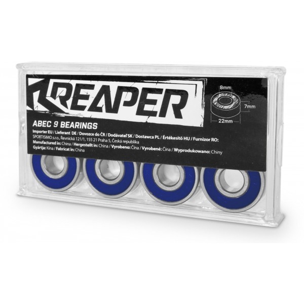 Reaper ABEC9 Резервен комплект лагери, синьо, veľkosť os