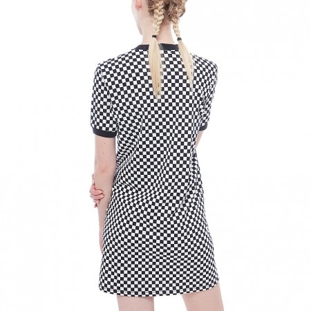 womens vans high roller checkered dress