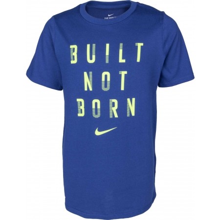 Nike DRY TEE BUILT NOT BORN B - Jungen Kompressionsshirt