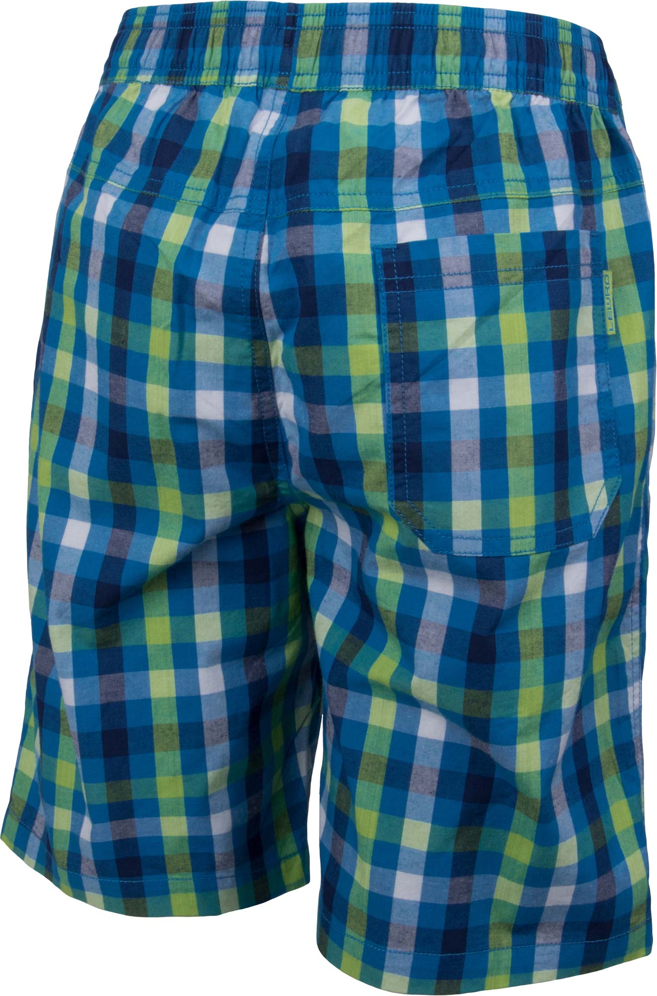 Boys’ shorts with checked pattern
