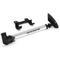 Bicycle pump with mounting under the bottle holder