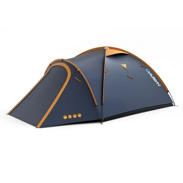 Husky BAREN 3 CLASSIC Туристическа палатка, тъмносин, размер