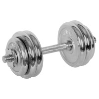 ONE-HAND WEIGHT 15 kg CHROME - One-hand adjustable weight