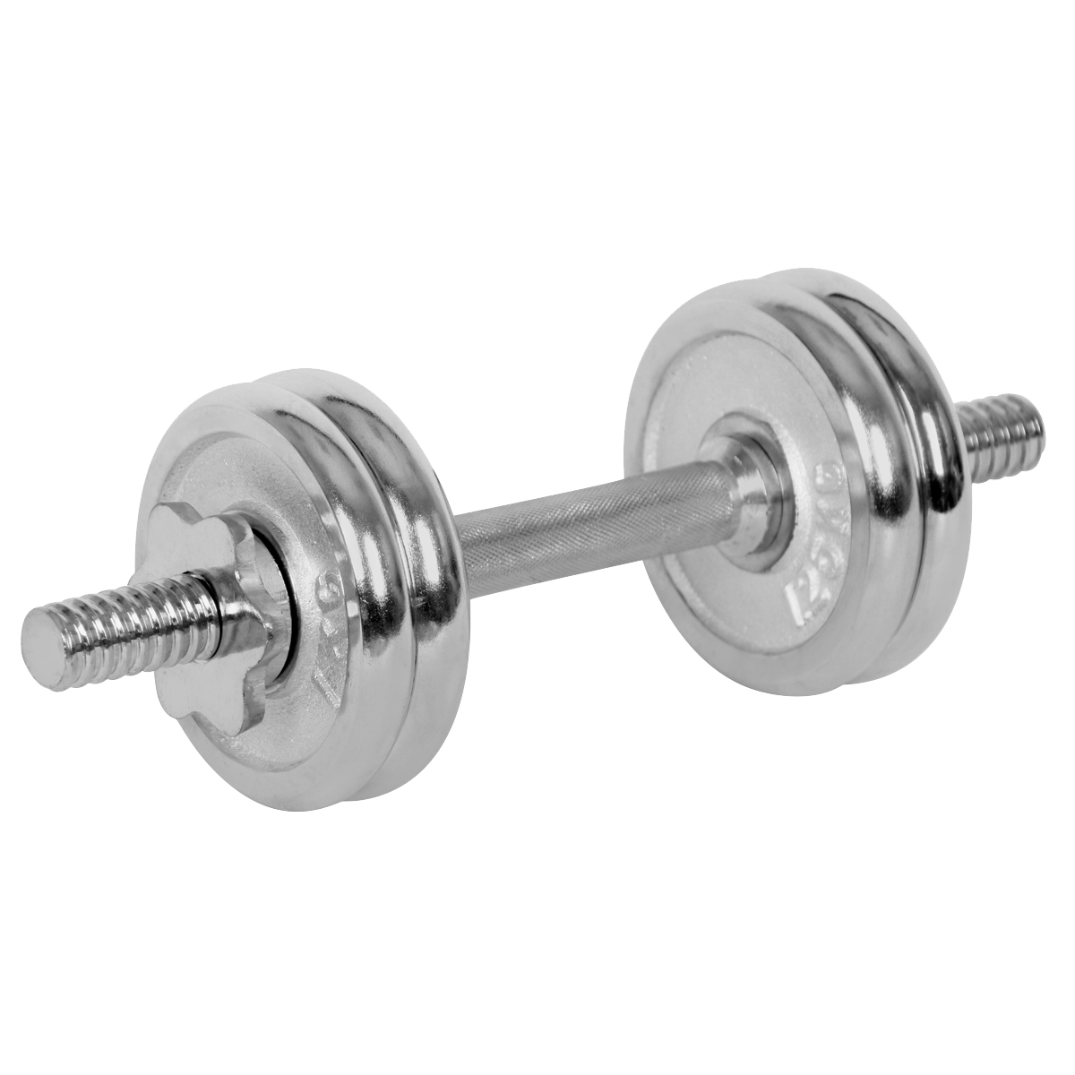 ONE-HAND WEIGHT 6 kg CHROME - One-hand adjustable weight