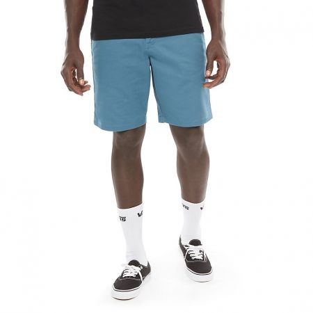 Herren Shorts - Vans MN AUTHENTIC STRETCH REAL TEAL - 1