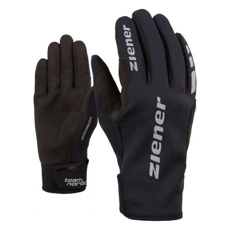 Ziener URS GWS BLACK - Running gloves