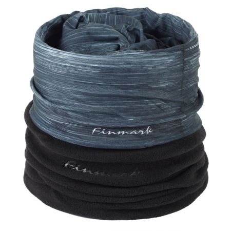 Finmark MULTIFUNCTIONAL SCARF WITH FLEECE - Multifunkční šátek s fleecem