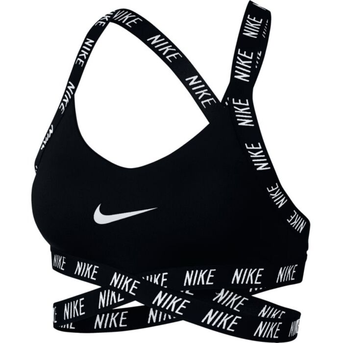 Nike, Indy Logo Bra Ld99, Black/White