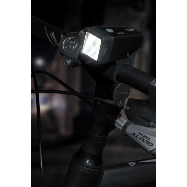 AXA NITELINE T4-R Комплект преден и заден фар за колело, черно, Veľkosť Os