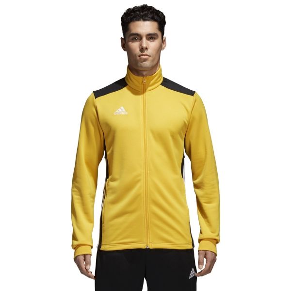 Adidas REGI18 PES JKT Pánska Futbalová Bunda, žltá, Veľkosť XL