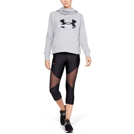 under armour cotton fleece logo hoodie