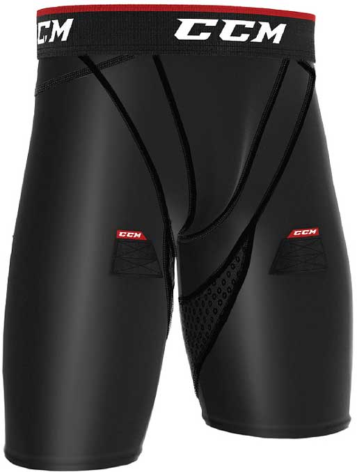 Boys’ shorts with groin guard