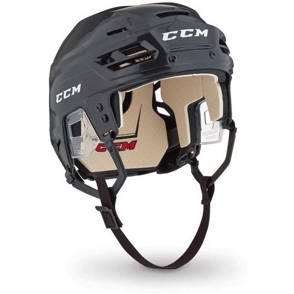 CCM TACKS 110 SR Hockey Helm, Schwarz, Größe XS