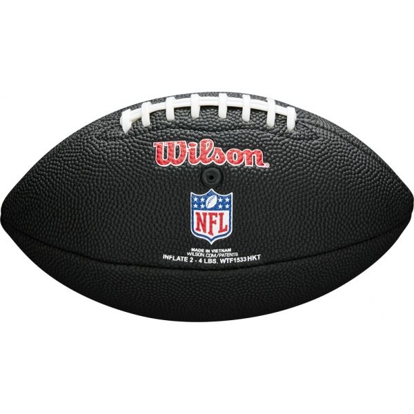 Wilson MINI NFL TEAM SOFT TOUCH FB BL SF Топка за американски футбол, черно, Veľkosť Os