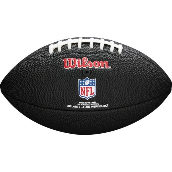 Wilson MINI NFL TEAM SOFT TOUCH FB BL JX American Football, Schwarz, Größe Os