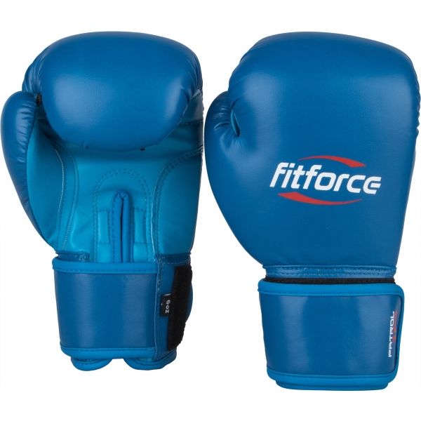 Fitforce PATROL JR Junior bokszkesztyű, kék, méret 6 OZ