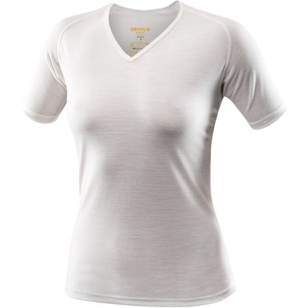 Devold BREEZE T-SHIRT V-NECK W - Women's wool T-shirt