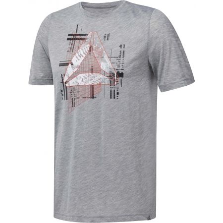 Reebok GS FOUNDATIONS AOP - Pánske tričko