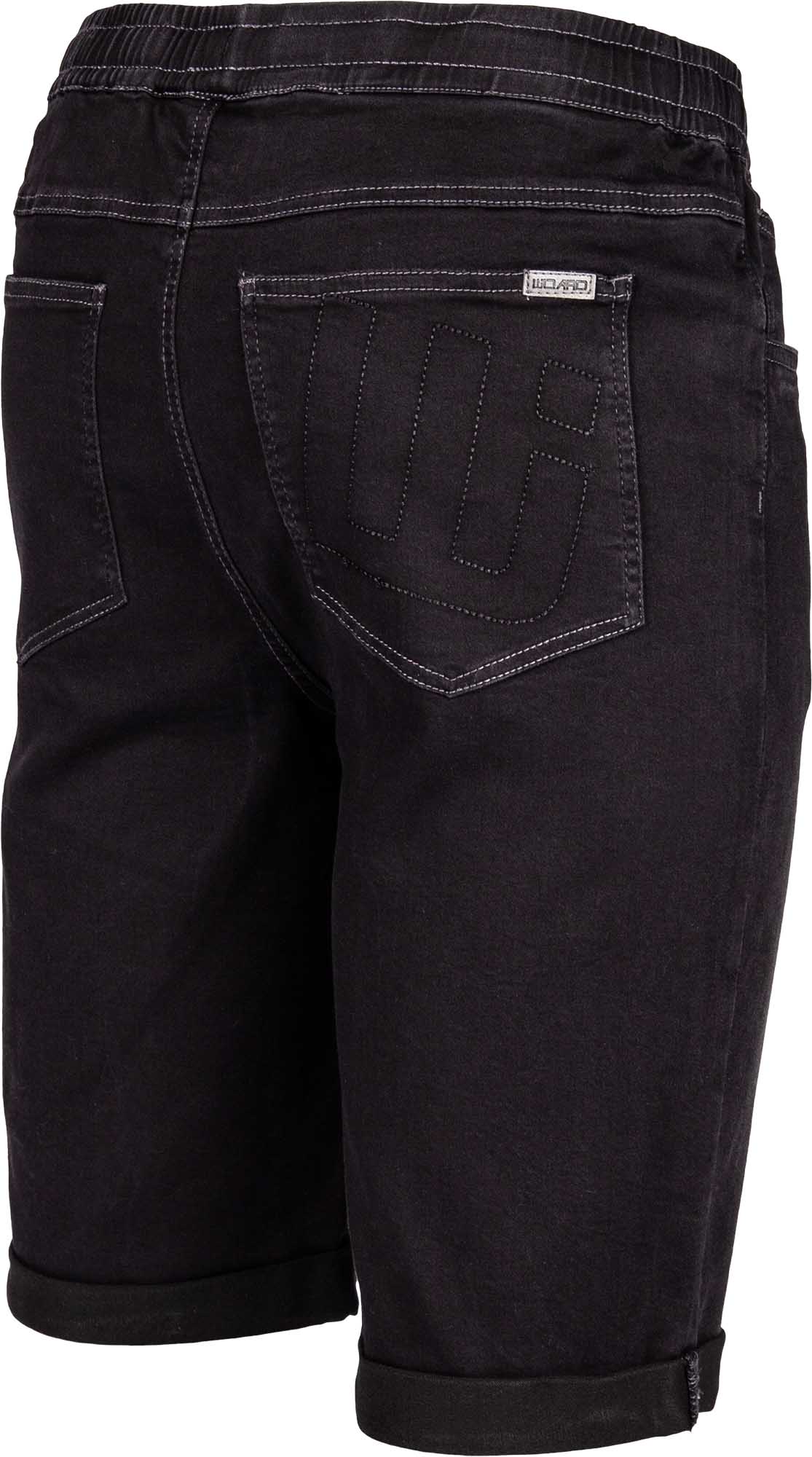 Мъжки къс панталон с дънков десен