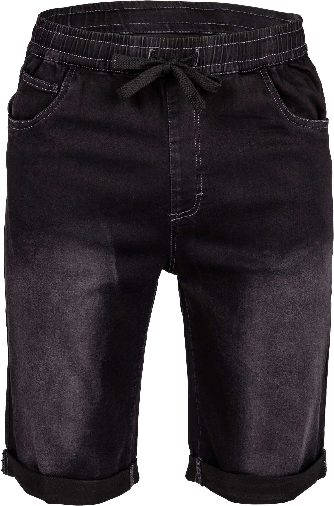 Мъжки къс панталон с дънков десен