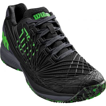 Wilson Men KAOS 2.0 Tennis Shoes Running Black Racket Sneakers Shoe WRS323840 