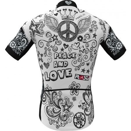 Мъжка тениска за колоездене - Rosti PEACE AND LOVE - 3