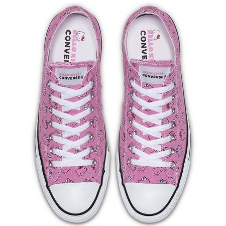 Women's low-top sneakers - Converse CHUCK TAYLOR ALL STAR HELLO KITTY - 4