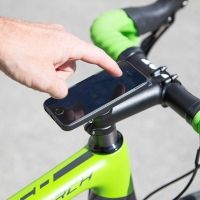 Set for smartphone mounting to bicycle