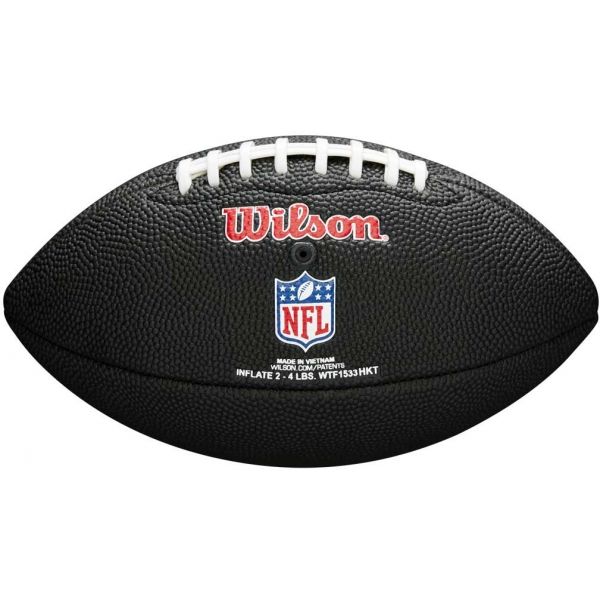 Wilson MINI NFL TEAM SOFT TOUCH FB BL SE American Football, Schwarz, Größe Os
