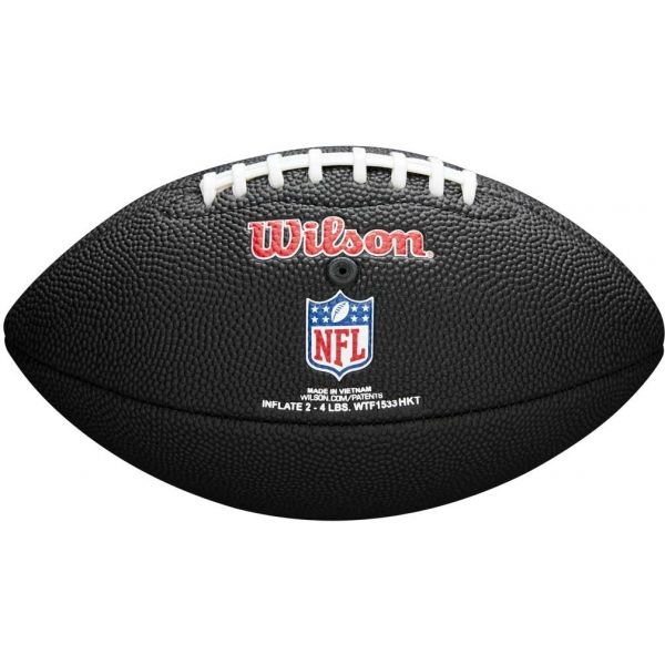 Wilson MINI NFL TEAM SOFT TOUCH FB BL DL Топка за американски футбол, черно, Veľkosť Os