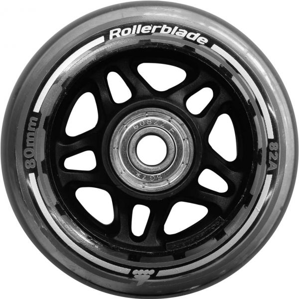 Rollerblade 80-82A+SG7+8MMSP Комплект резервни inline колелца, черно, размер