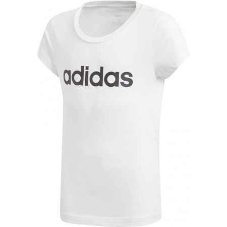 Тениска за момичета - adidas YG E LIN TEE - 1