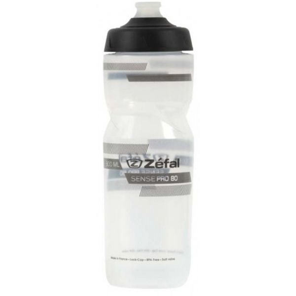 Zefal SENSE PRO 80 Radlerflasche, Transparent, Größe 800 ML