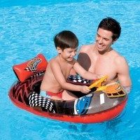 40x27 Speedway Friends Race Car - Children's inflatable raft