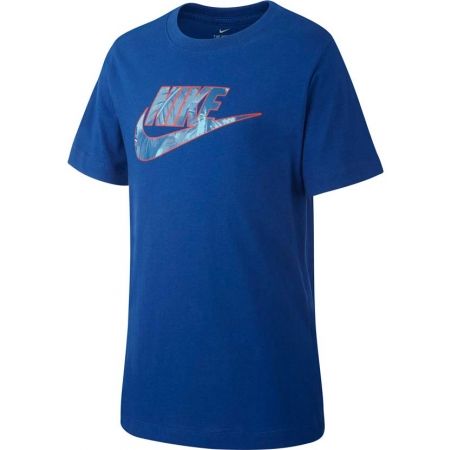 Nike B NSW TEE FUTURA FILL - Chlapčenské tričko