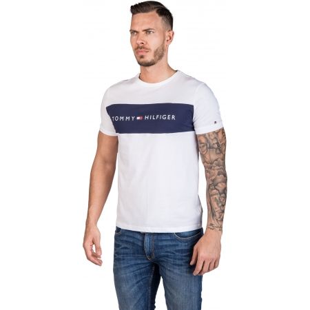 tommy hilfiger cn ss tee logo flag