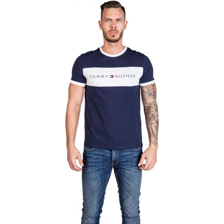 Tommy Hilfiger CN SS TEE LOGO FLAG - Men’s T-Shirt