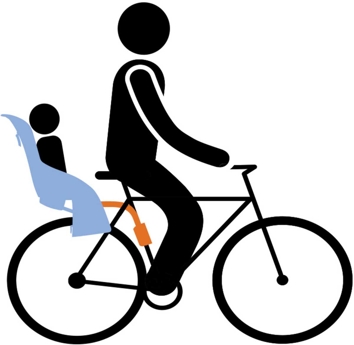 Kids' bicycle seat