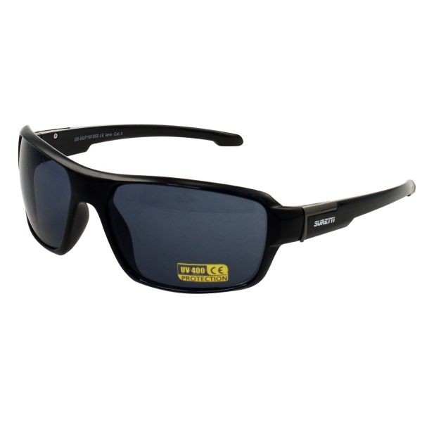 Suretti SB-SQP161050 Спортни слънчеви очила, черно, Veľkosť Os