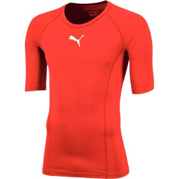 Puma LIGA BASELAYER TEE SS Férfi funkcionális póló, piros, méret L