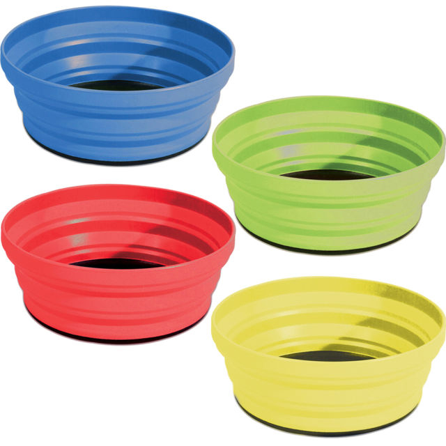 Silicone folding bowls