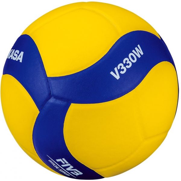 Mikasa V330W Volleyball, Gelb, Größe 5