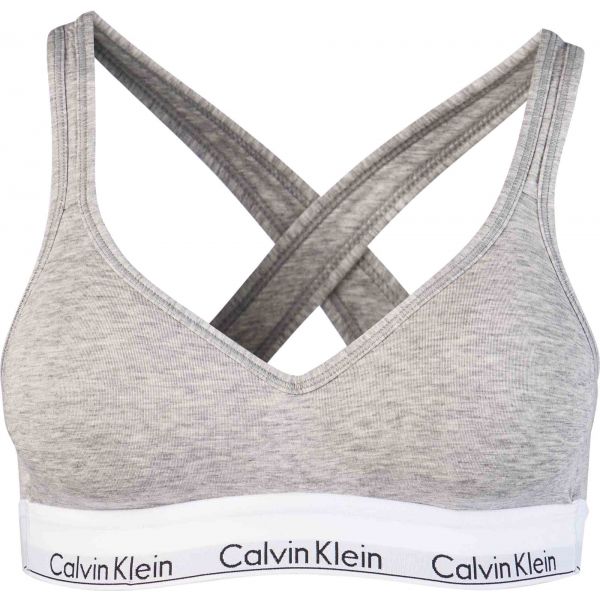 Calvin Klein BRALETTE LIFT Női sportmelltartó, szürke, méret XS