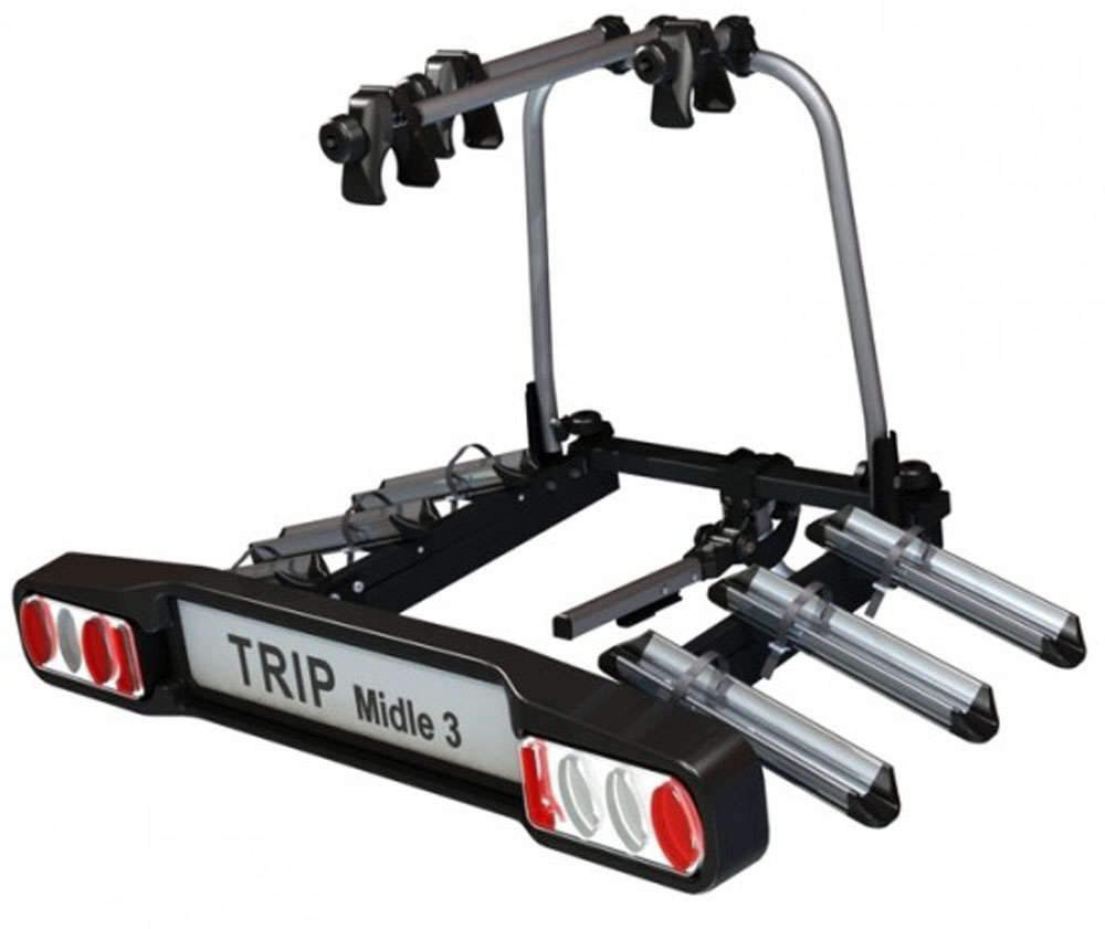 Towbar mounted bike rack