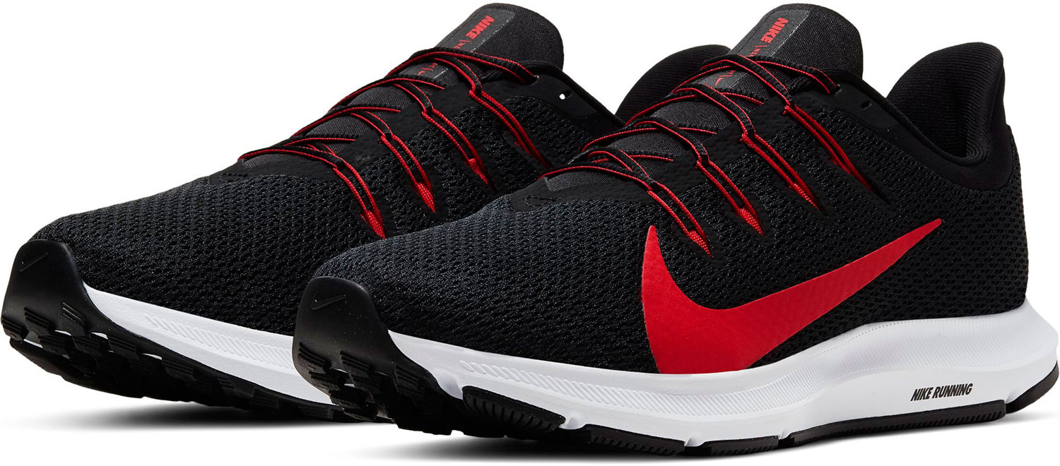 nike quest 2 black red