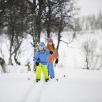Комплект детски щеки и ски за бягане