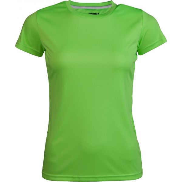 Kensis VINNI NEON YELLOW Women's sports T-shirt, green, size XS