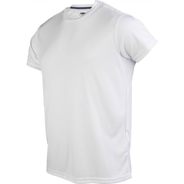 Kensis REDUS GREEN Мъжки спортна тениска, бяло, Veľkosť M