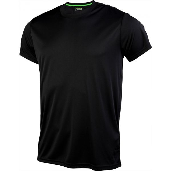 Kensis REDUS GREEN Мъжки спортна тениска, черно, Veľkosť M